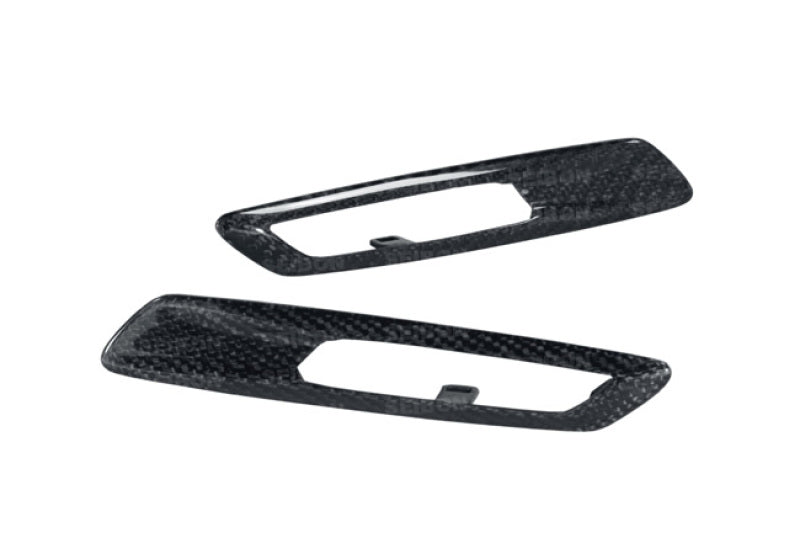 Seibon 12-13 BMW F10 Carbon Fiber Fender Ducts (Pair)