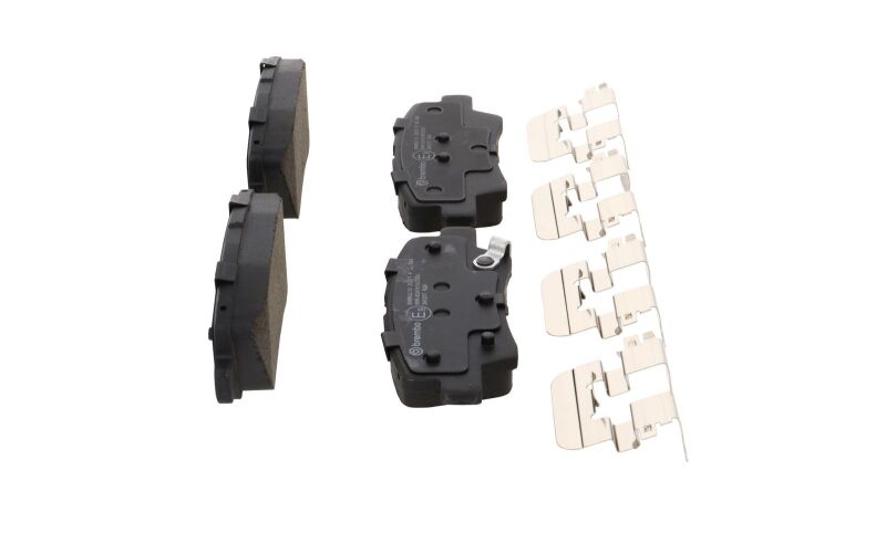 Brembo OE 2017 Hyundai Elantra/18-22 Ioniq/18-19 Sonata/16-17 Veloster Low-Met Brake Pad - Rear