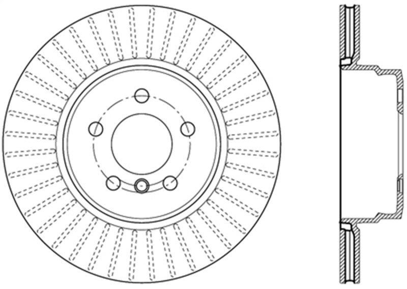 StopTech Drilled Sport Brake Rotor