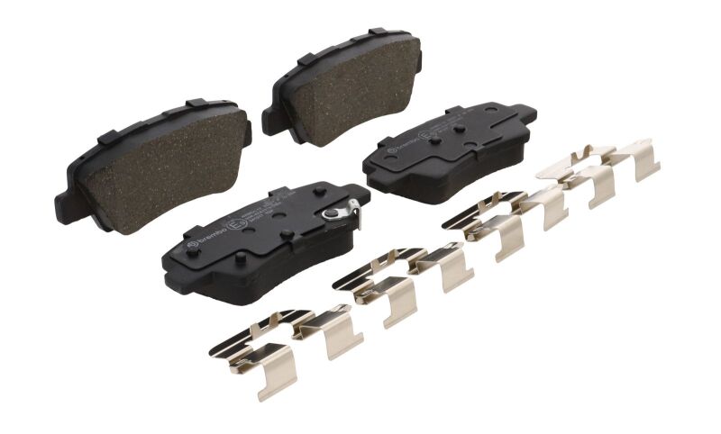 Brembo OE 2017 Hyundai Elantra/18-22 Ioniq/18-19 Sonata/16-17 Veloster Low-Met Brake Pad - Rear
