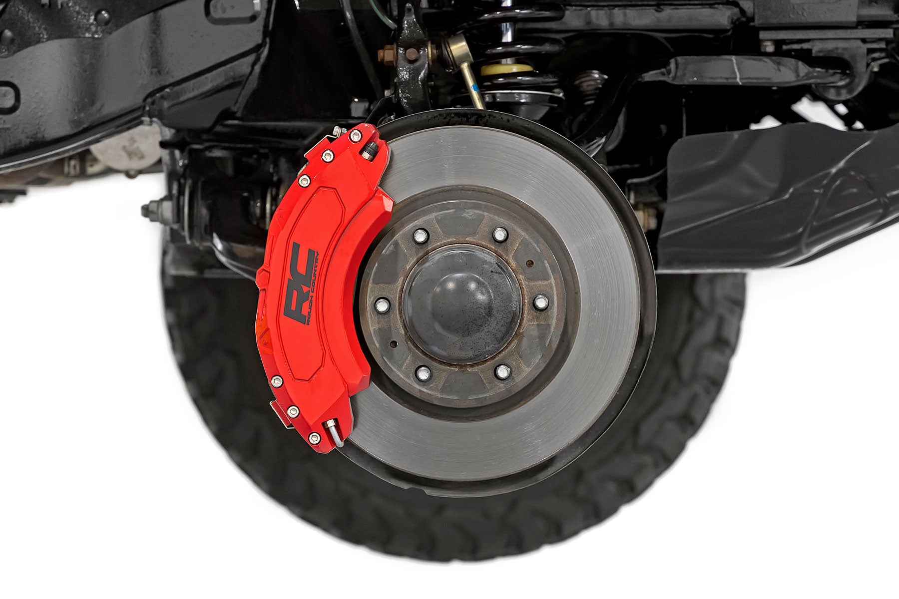 Caliper Covers | Front and Rear | Red | Ford F-250/F-350 Super Duty (23-26)