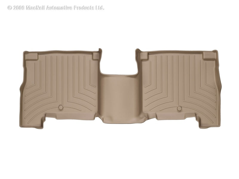 WeatherTech 07-12 Hyundai Santa Fe Rear FloorLiner - Tan