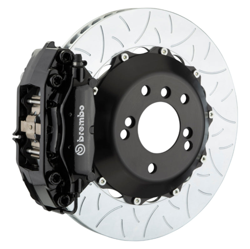 Brembo 05-11 G55 AMG Rear GT BBK 4 Piston Cast 2pc 345x28 2pc Rotor Slotted Type3-Black