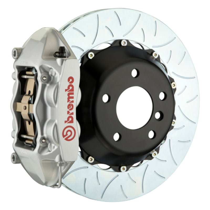 Brembo 05-08 LR3/05-13 Range Rover Sport Rr GT BBK 4Pist Cast 380x28 2pc Rotor Slotted Type3-Silver