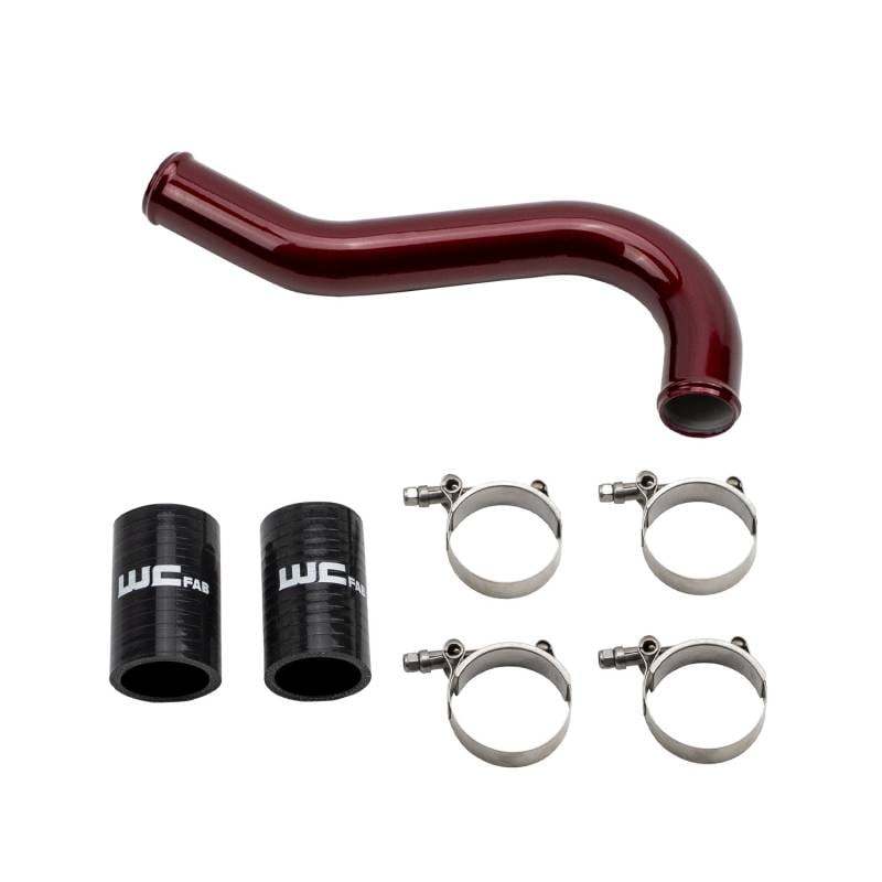 Wehrli 06-10 Chevrolet 6.6L LBZ/LMM Duramax Upper Coolant Pipe - Blueberry Frost