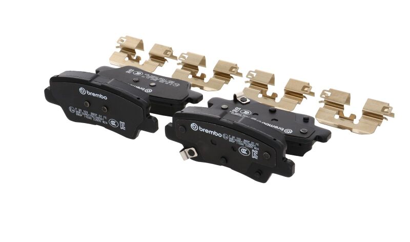 Brembo OE 21-22 Hyundai Accent/19-24 Nexo/2016 Sonata/2019 Sonata PRIME Low-Met Brake Pad - Rear