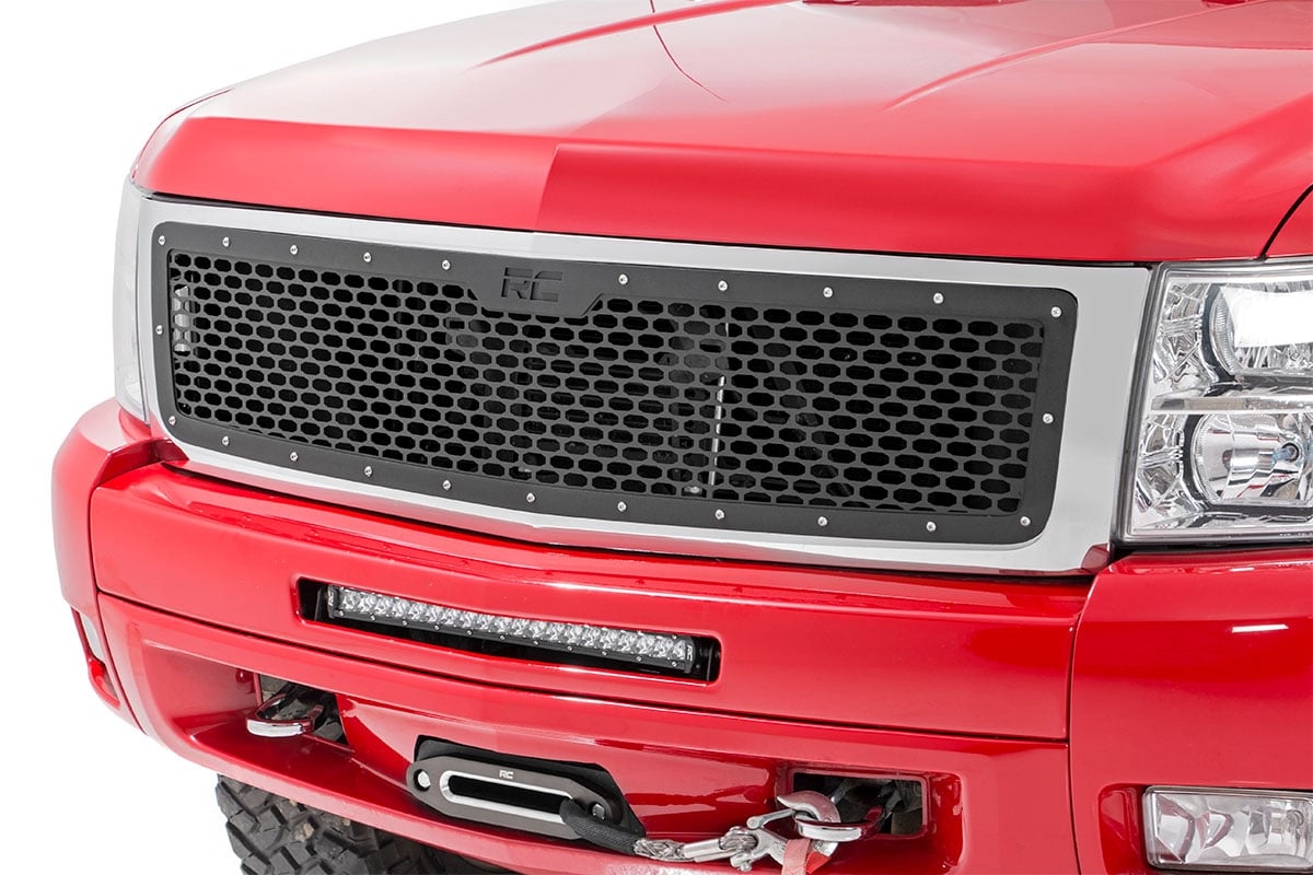 Rough Country Mesh Replacement Grille Kit for 2007-2013 Silverado 1500