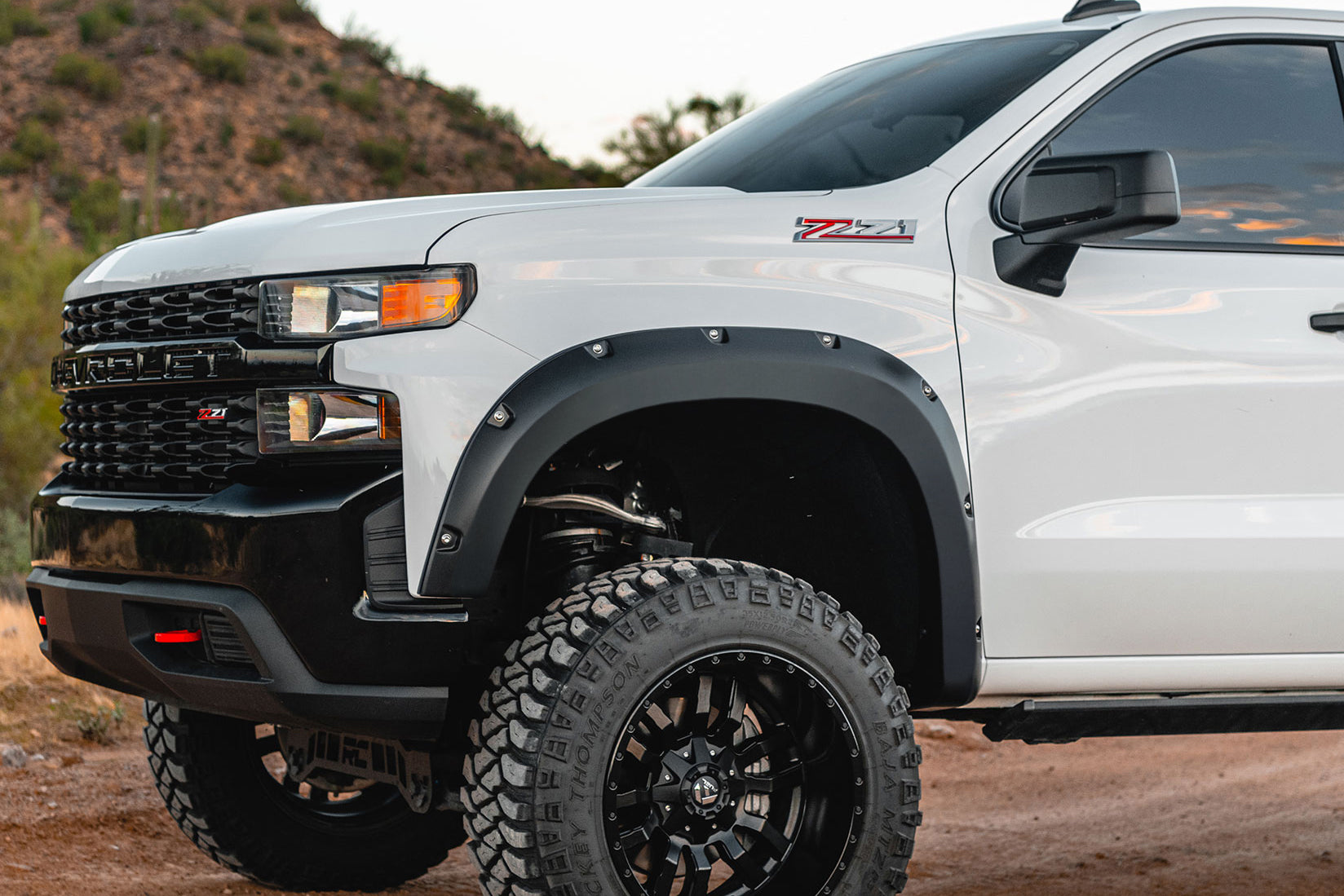 Pocket Fender Flares | GJV Riptide Blue | Chevy Silverado 1500 2WD/4WD (22-26)