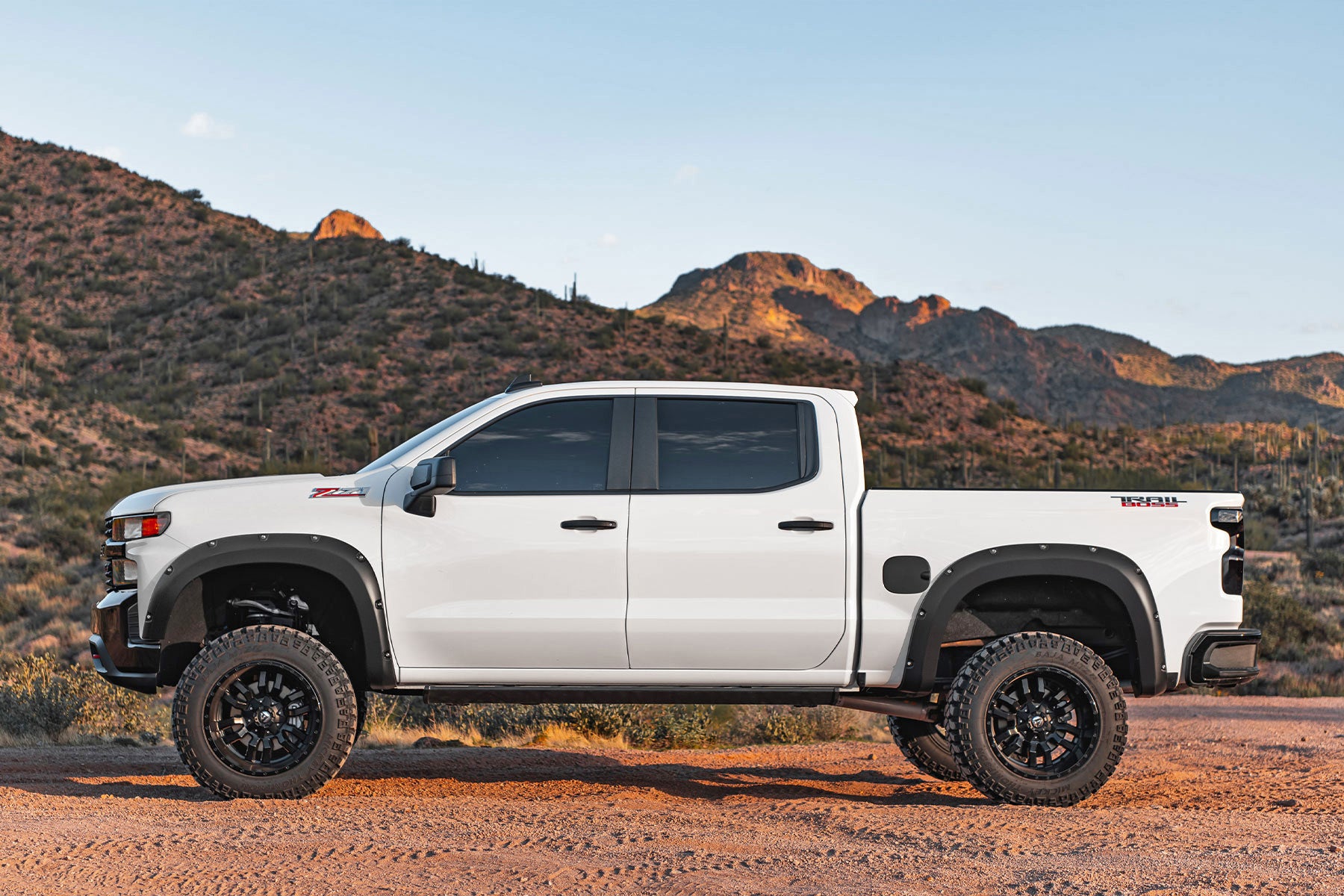Pocket Fender Flares | G42 White Sands | Chevy Silverado 1500 2WD/4WD (22-26)