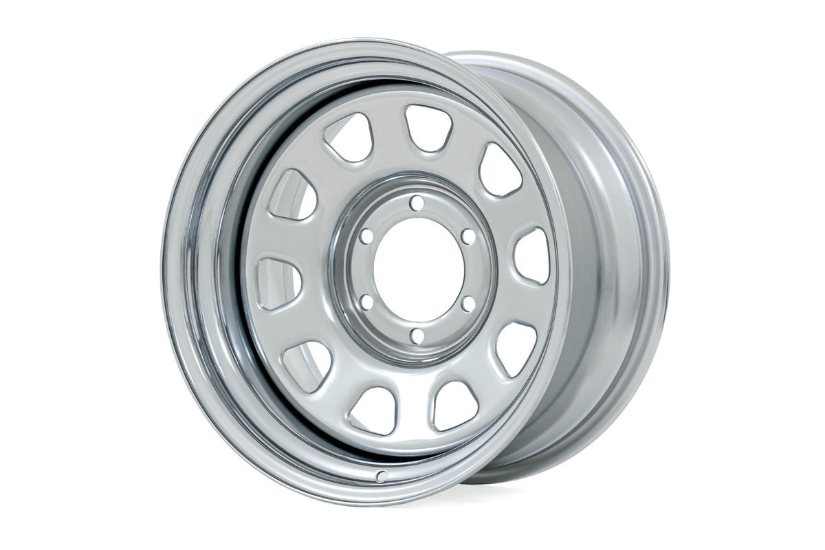 Steel Wheel | Chrome | 16x8 | 5x4.5 | 3.30 Bore | -6