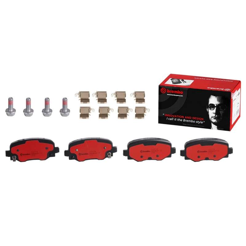 Brembo OE 16-20 Fiat 500X/15-21 Jeep Renegade/2023 Renegade Ceramic Brake Pad - Rear