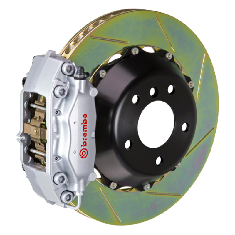 Brembo 12-16 FR-S/12-20 BRZ/17-20 86 Front GT BBK 4 Pist Cast 345x28 2pc Rotor Slotted Type1-Silver