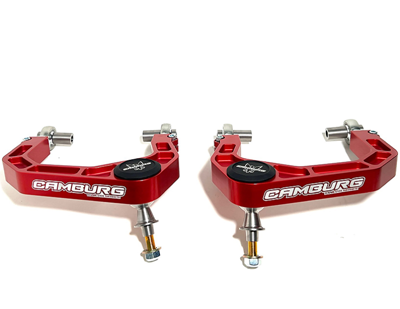 Camburg Toyota Tacoma 05-23 / 4-Runner 03-23 / FJ 07-14 KINETIK V2 Billet Uniball Upper Arms (Red)