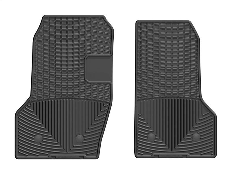 WeatherTech 04-15 Freightliner M2 Front Rubber Mats - Black