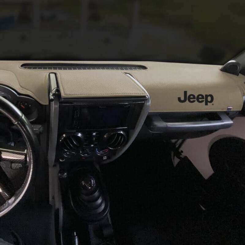 Covercraft 15-18 Jeep Wrangler (JK) w/o Light Sensor Limited Edition Custom Dash Cover w Jeep Logo
