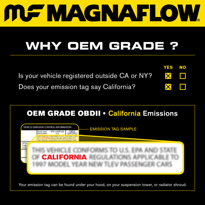 MagnaFlow Conv DF 05-07 Kia Sportage 2.7L Passenger Side