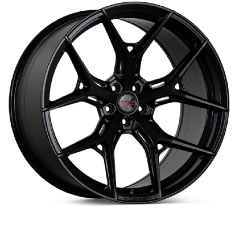Vossen HF5 - 22x10.5 - ET32 - 5x114.3 - 70.6 - Deep - SB - Satin Black Wheel