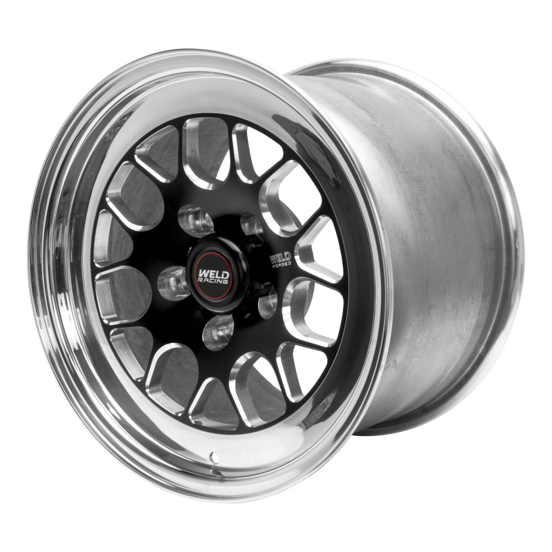 Weld S77 15x6 / 5x4.5 BP / 3.5in. BS Black Wheel (Medium Pad) - Non-Beadlock