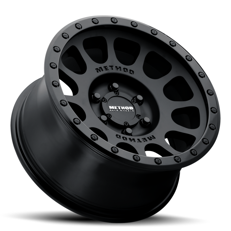 Method Wheels MR305 NV 18x9 +18mm Offset 6x135 94mm CB Matte Black - Gloss Black Lip