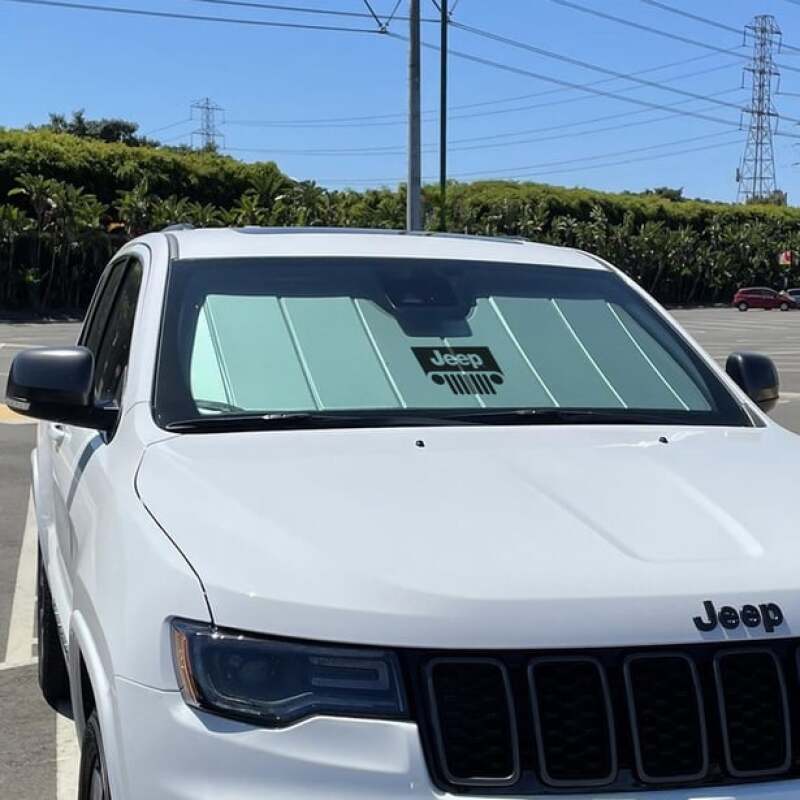 Covercraft 14-21 Jeep Grand Cherokee w/MMS UVS100 Custom Sunscreen with Jeep Grill logo