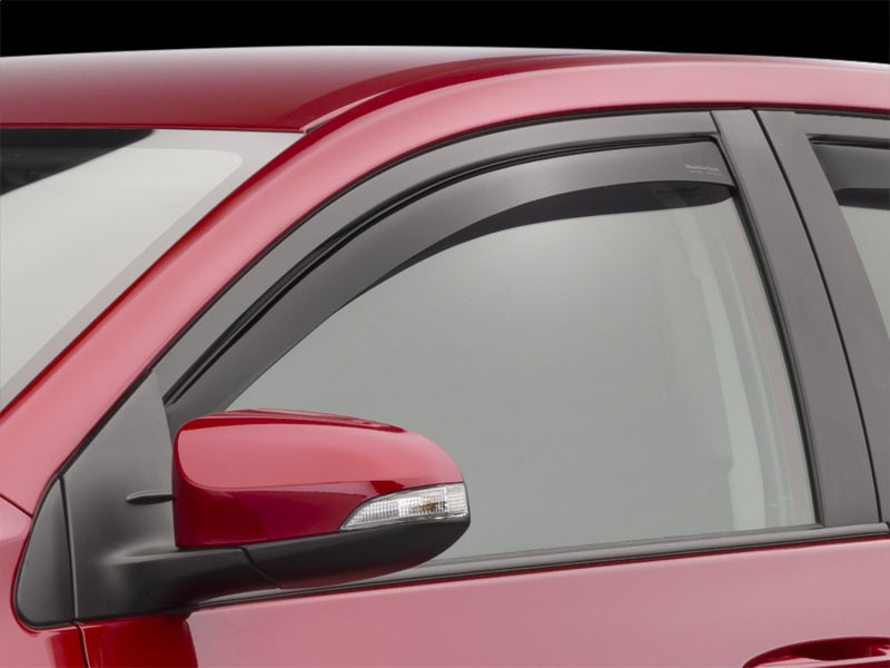 WeatherTech 14-19 Toyota Corolla (Incl. iM) Rear Side Window Deflectors - Dark Smoke