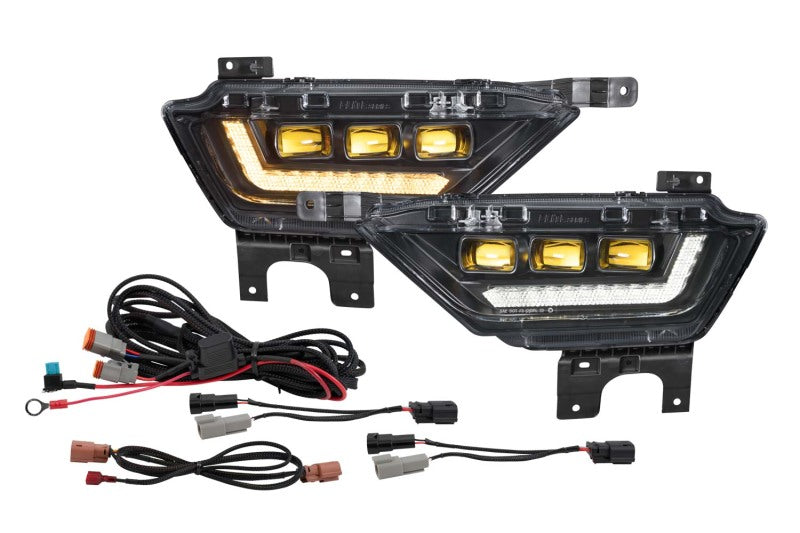 Diode Dynamics 21-23 Ford F-150 Elite Fog Lamps - Yellow