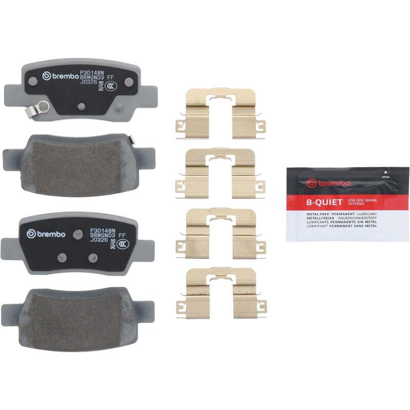 Brembo OE 21-24 Hyundai Elantra/2021 Ioniq/21-24 Kia Seltos/23-24 Soul Ceramic Brake Pad - Rear