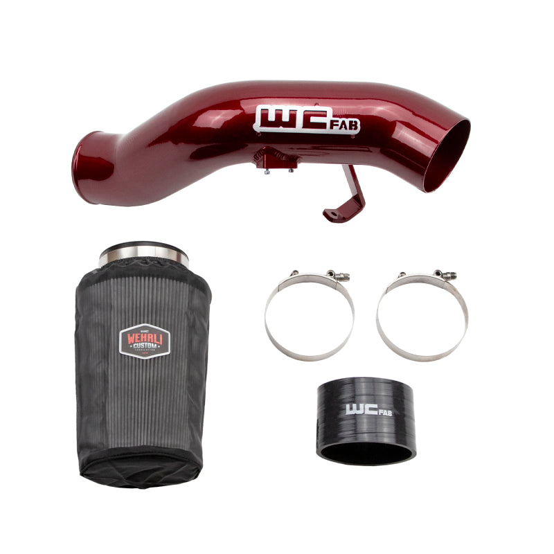 Wehrli 03-07 Ford 6.0L Powerstroke 4in Intake Kit - Flat Black