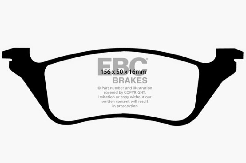 EBC 01-07 Chrysler Town & Country 3.3 Rear Rotors Greenstuff Rear Brake Pads