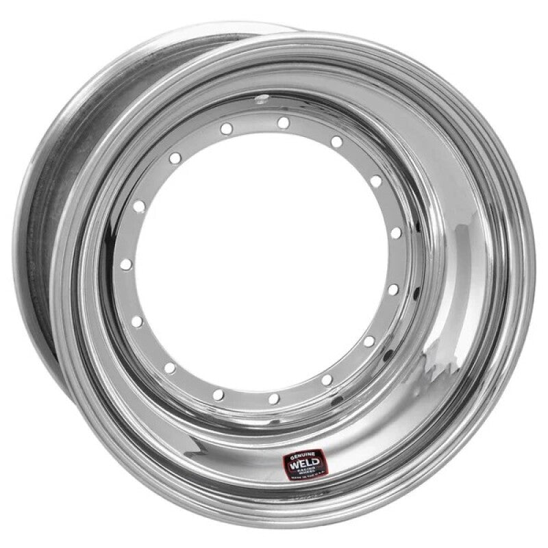 Weld Sprint Direct Mount 15x9 / 5x9.75 BP / 4in. BS Polished Assembly - No Beadlock / 6-Dzus Cover