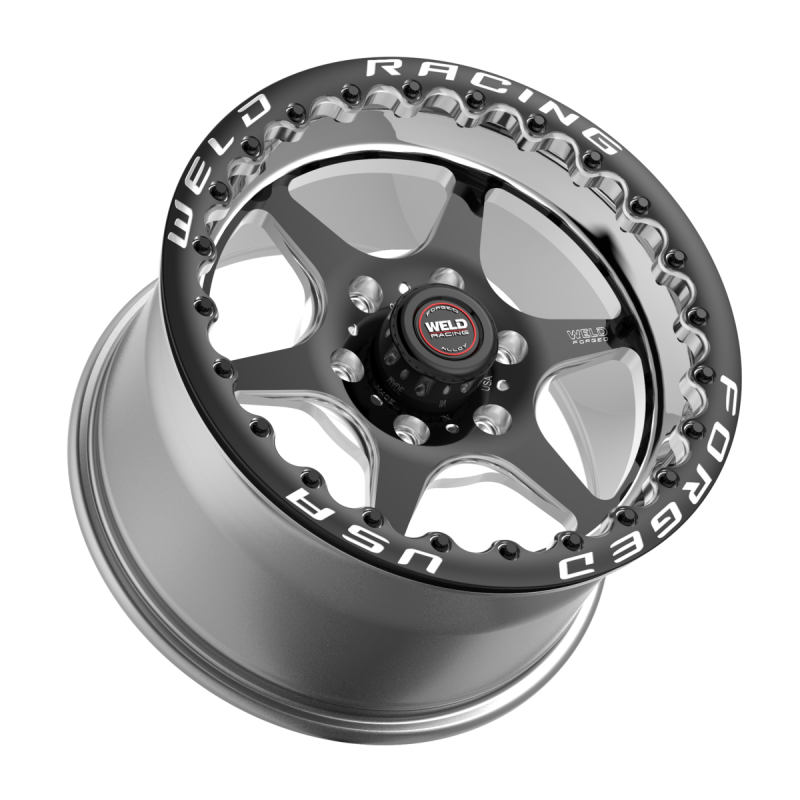 Weld S79 HD 17x10 / 6x135 BP / 7.2in. BS Black Wheel (Low Pad) - Single Beadlock MT