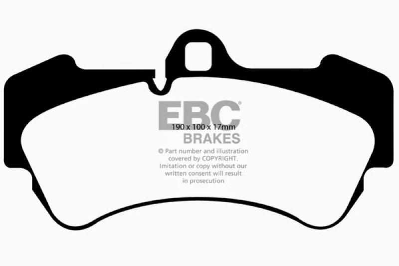 EBC 04-07 Porsche Cayenne 3.2 Redstuff Front Brake Pads