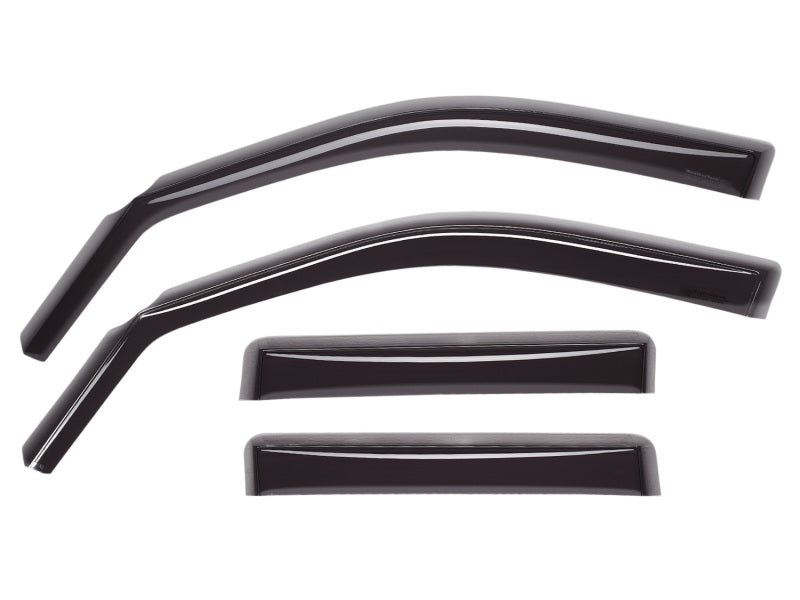 WeatherTech 04 Ford F150 Heritage Front and Rear Side Window Deflectors - Dark Smoke