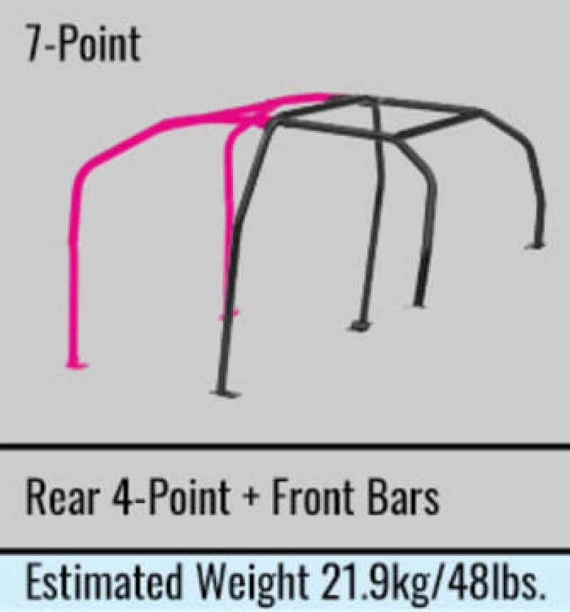 Cusco Chro-moly Roll Cage Through Dash 7 Point CP9A (S/O / No Cancel)