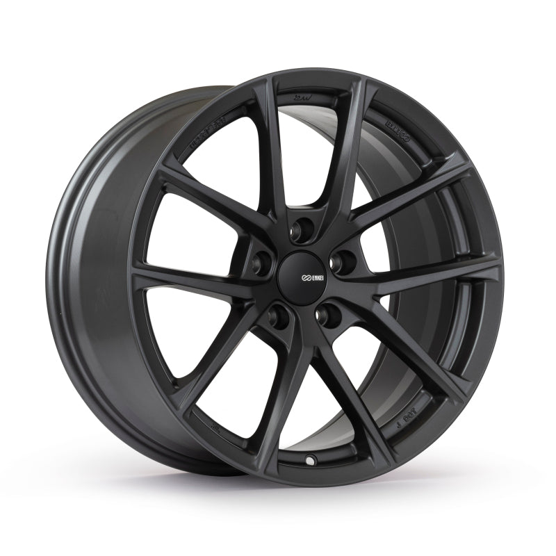 Enkei Helix 18x8in / 5x112 BP / 45mm Offset / 72.6mm Bore - Matte Gunmetal Wheel