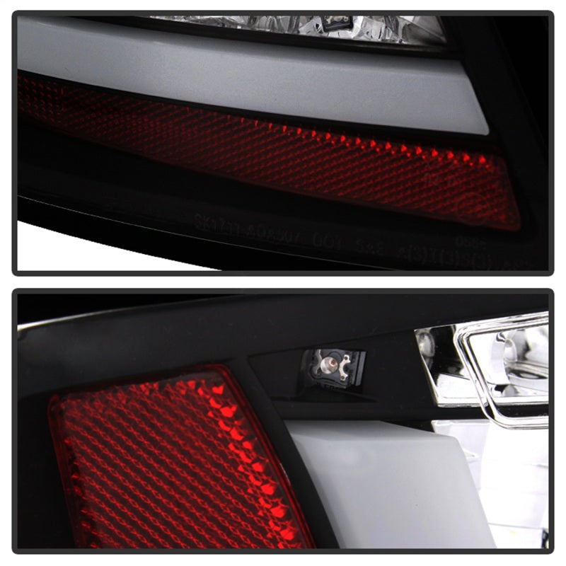 Spyder Audi A5 08-12 LED Tail Lights Black ALT-YD-AA508-LED-BK