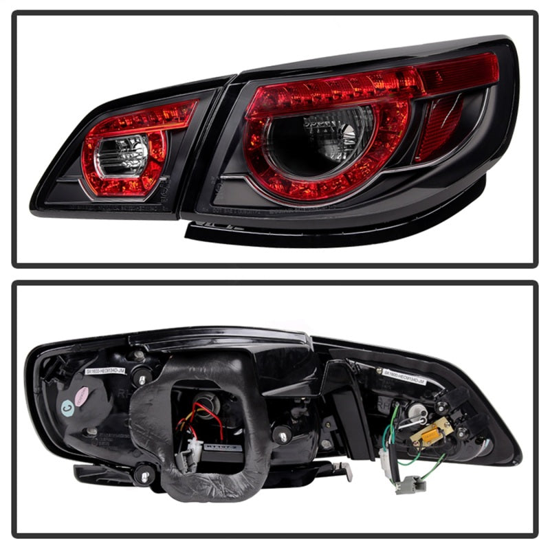 Spyder Chevy SS 2014-2016 LED Tail Lights Black ALT-YD-CVSS14-LED-BK