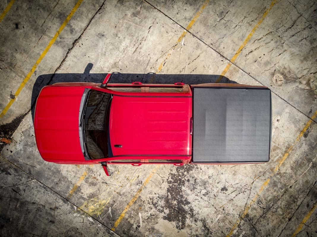 Rough Country 41214650 Tri-Fold Soft Tonneau Cover for 2014-2018 Silverado Sierra 1500 (6'7" Bed)