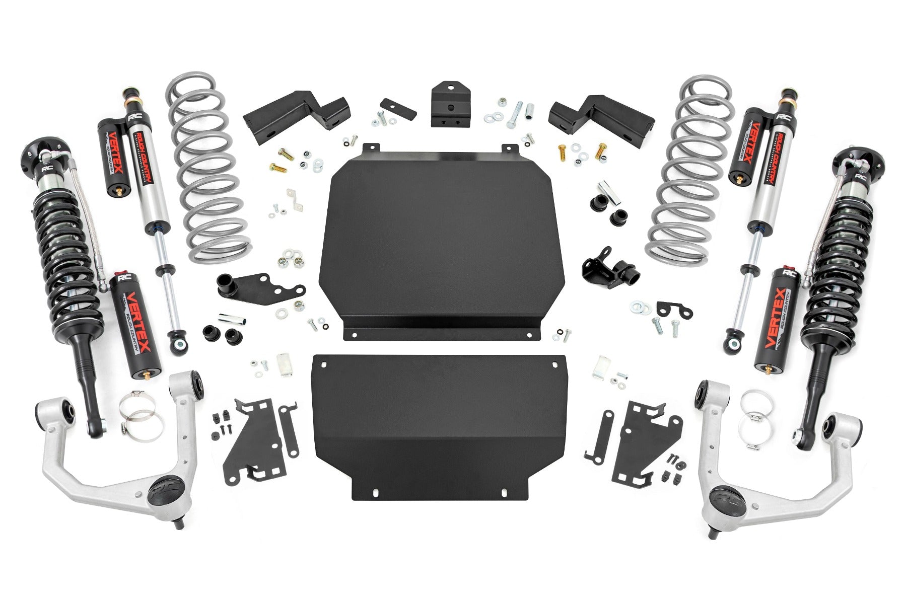 Rough Country Bolt on 3.5" Lift Kit For 2022-2024 Toyota Tundra 4WD + Vertex Coilovers