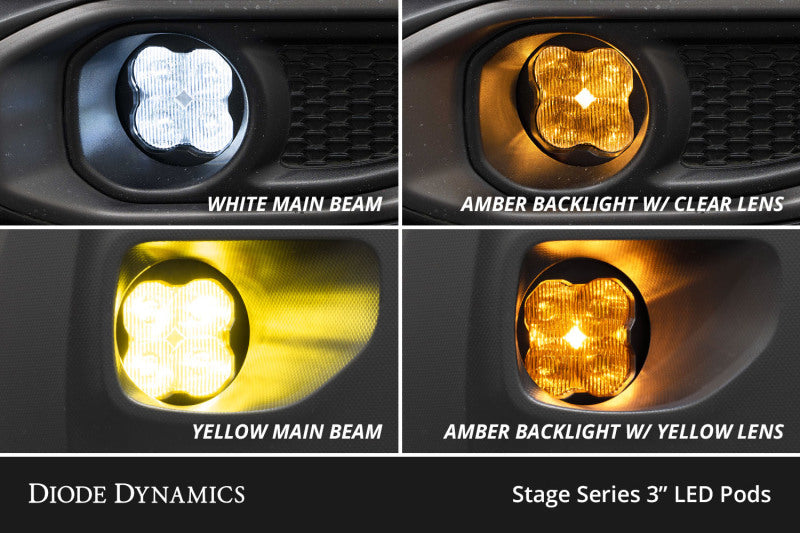Diode Dynamics 10-13 Lexus IS250C SS3 LED Fog Light Kit (6000K) Sport White SAE - Cool White