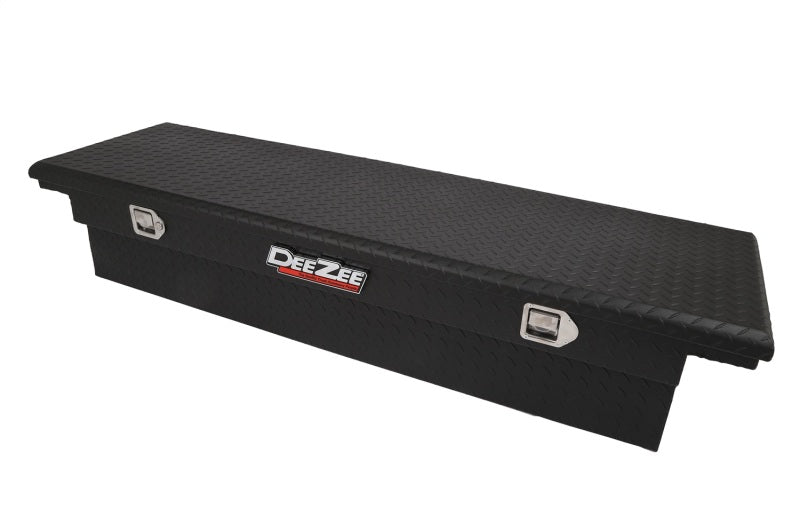 Deezee Universal Tool Box - Red Crossover - Single Lid Black BT (Low/Txt Blk)