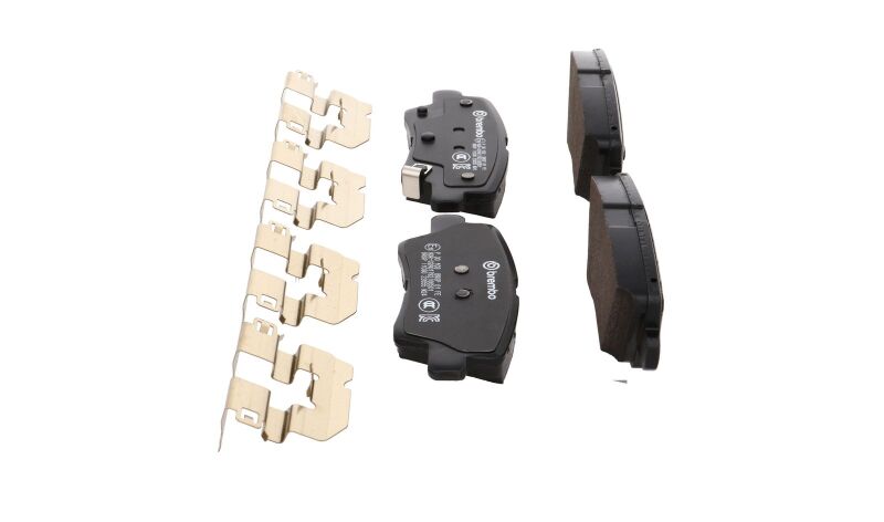 Brembo OE 21-22 Hyundai Accent/19-24 Nexo/2016 Sonata/2019 Sonata PRIME Low-Met Brake Pad - Rear