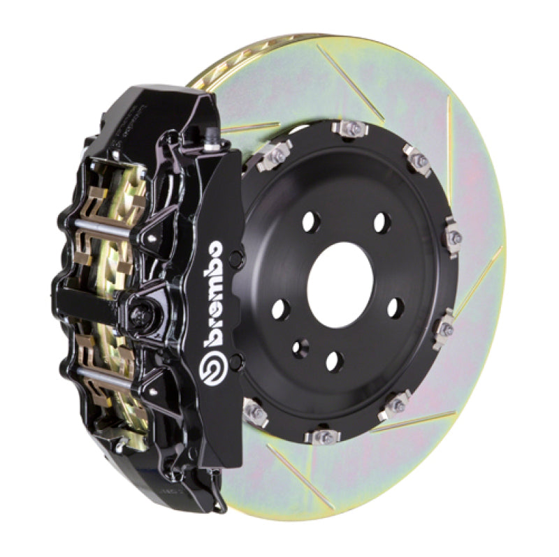 Brembo 15-18 M3 (CC Brake Equipped) Front GT BBK 6 Piston Cast 380x34 2pc Rotor Slotted Type1-Black