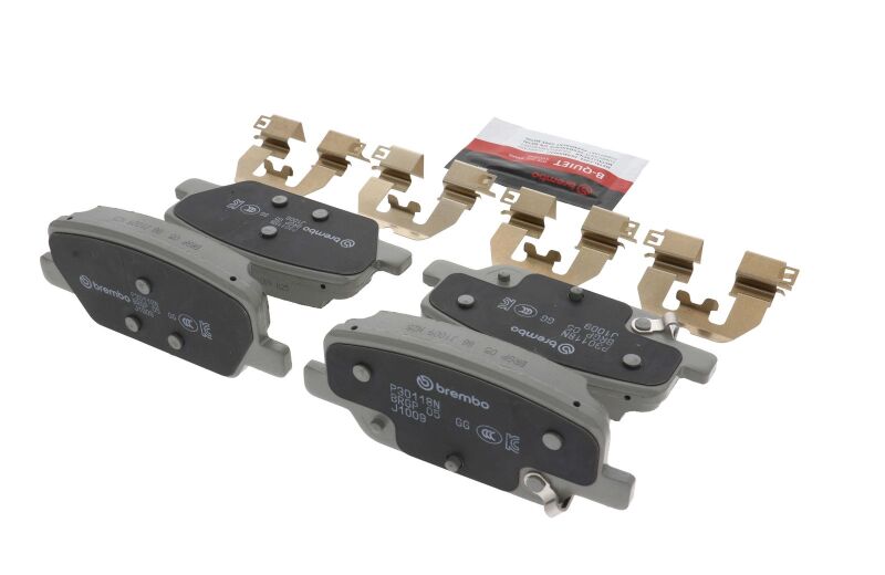 Brembo OE 20-24 Hyundai Palisade/19-20 Santa Fe/20-24 Kia Telluride PRIME Ceramic Brake Pad - Rear