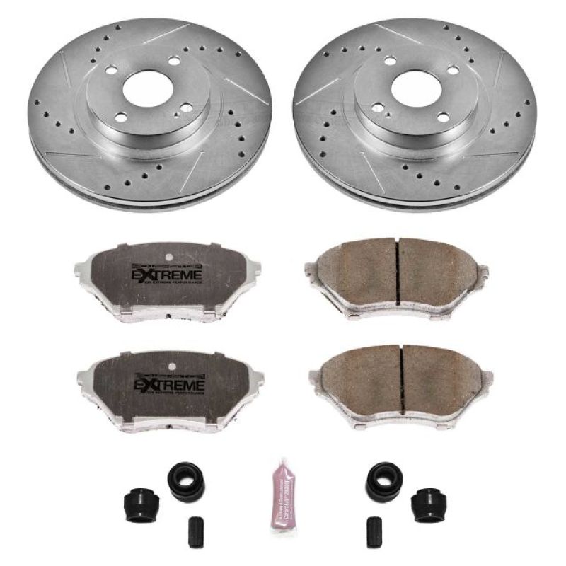 Power Stop 01-05 Mazda Miata Front Z26 Street Warrior Brake Kit