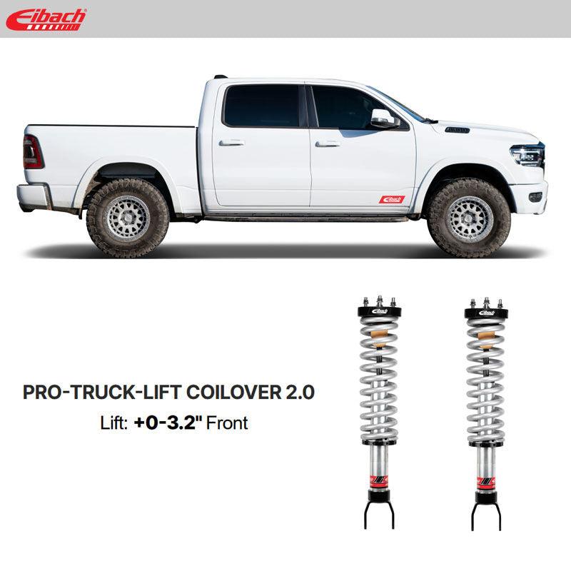 Eibach 2019-2025 Ram 1500 V8 2WD Pro-Truck Lift Kit System Coilover Stage 2R