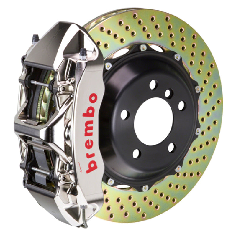 Brembo 06-08 997.1 (Excl. PCCB)/99-04 996 Fr GTR BBK 6 Pist Billet 355x32 2pc Rotor Drilled- Nickel