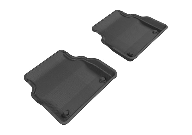 3D MAXpider 2011-2017 Audi A8 Kagu 2nd Row Floormats - Black