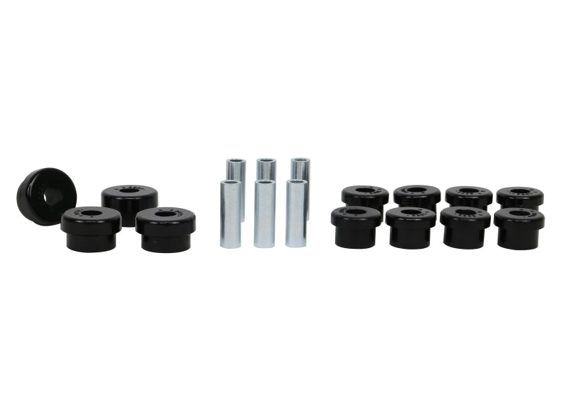 Whiteline Plus 88-00 Honda Civic / 88-9/95 CRX Rear Control Arm - Lower Inner & Outer Bushing Kit