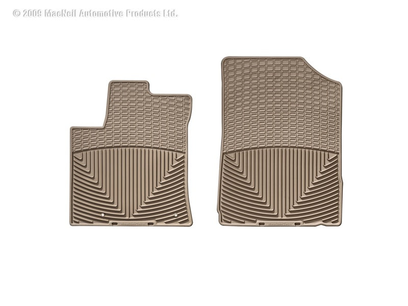 WeatherTech 09+ Pontiac Vibe Front Rubber Mats - Tan